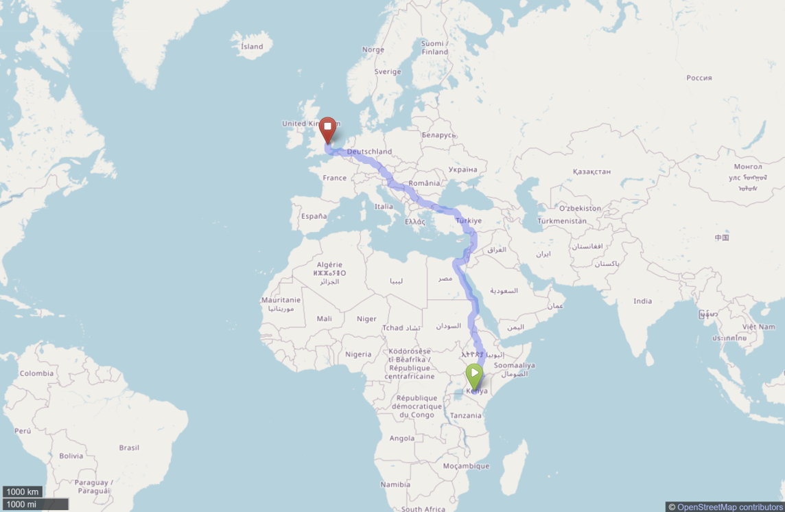 Image of Practical 1: Nyeri to Cambridge - Geospatial Data and Reusability