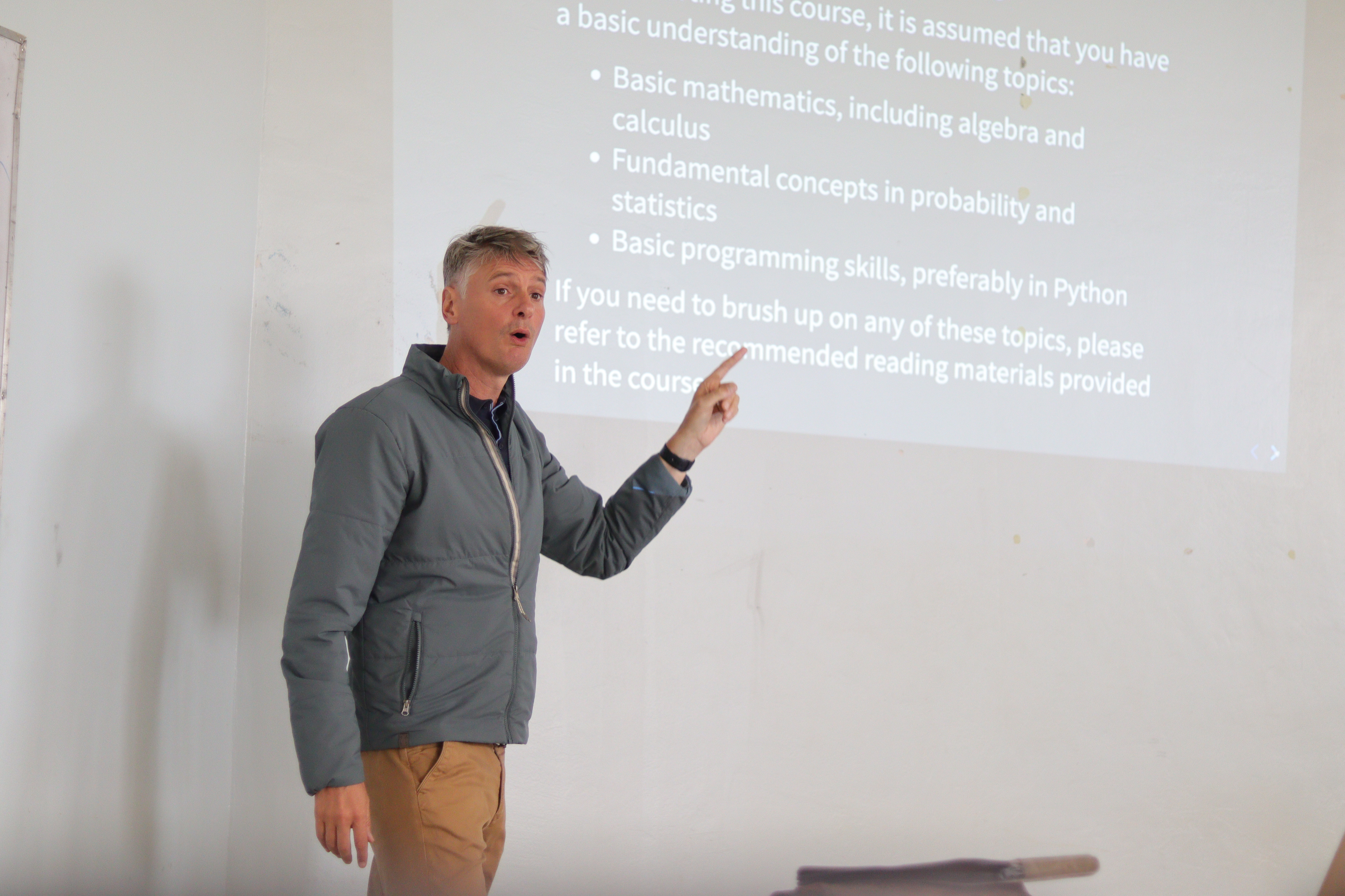 Neil Lawrence presenting lecture